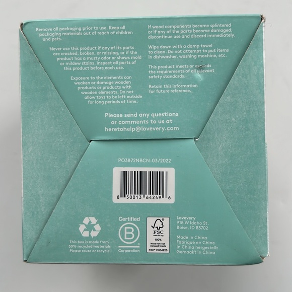 Lovevery Montessori Rolling Rattle baby toy NEW in box - Picture 10 of 11